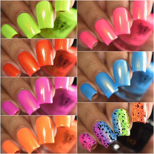 Sun Kissed & Slightly Unhinged, 6 Piece Neon Set