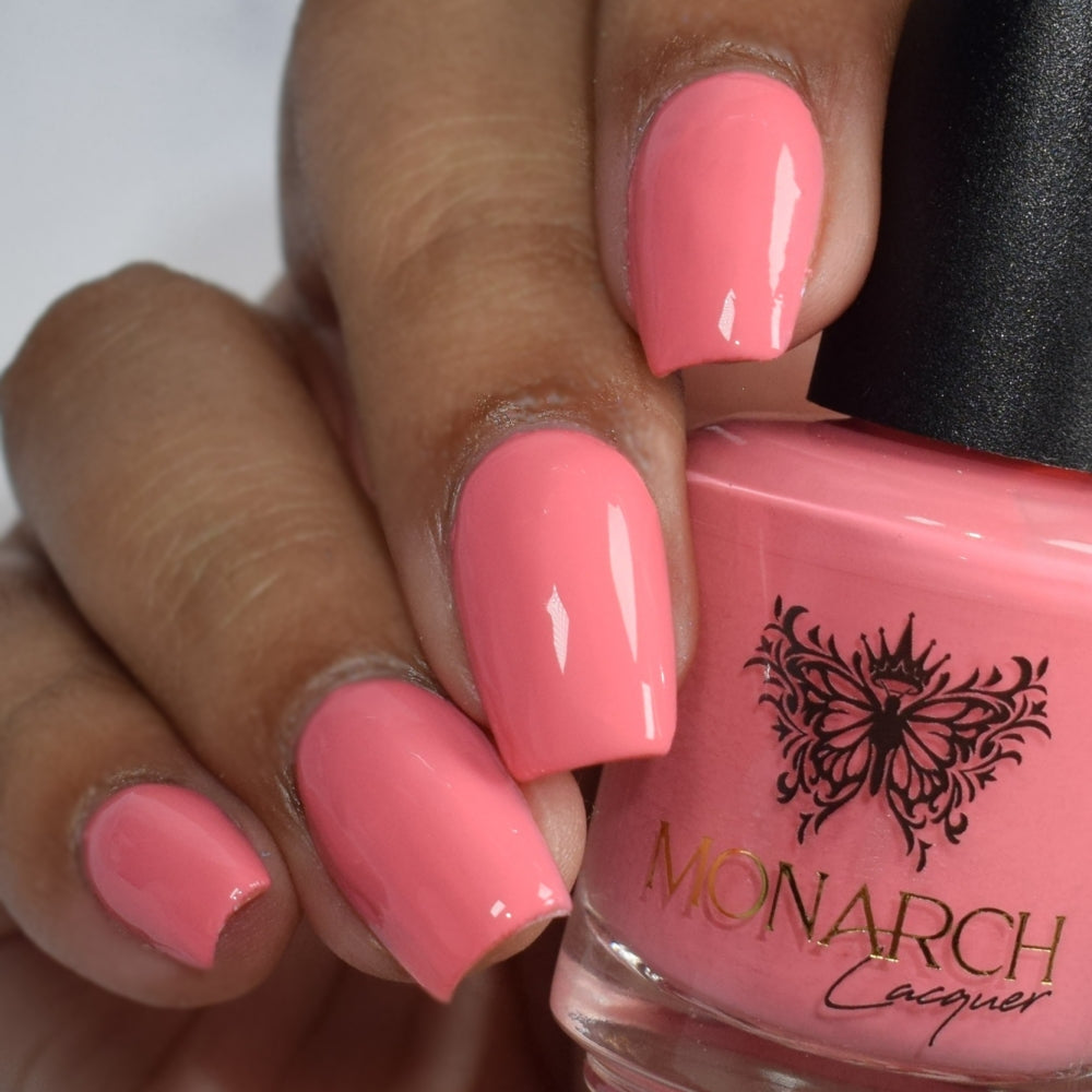 Matte Beige, Coral, and Rose Gold Nails | The Nailest